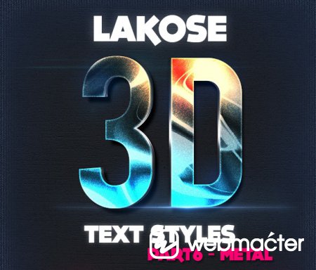 Lakose 3D Text Styles Part 6