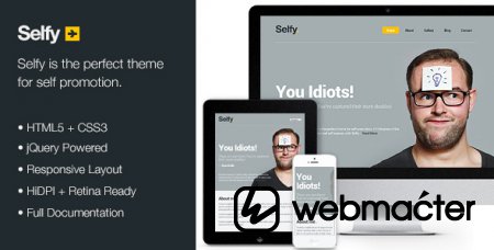 Selfy - Personal Site Template