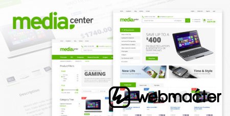Media Center Electronic Ecommerce Html Template