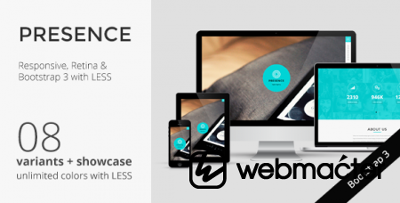 PRESENCE - Responsive One Page Parallax Template