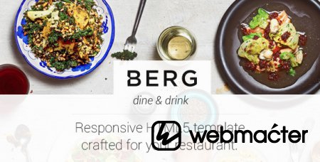 Berg - Restaurant Dedicated HTML5 Template