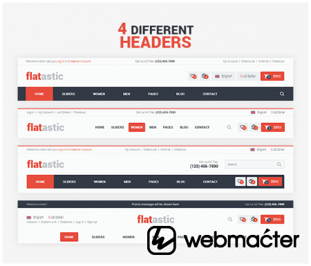 Flatastic - Ecommerce HTML Template
