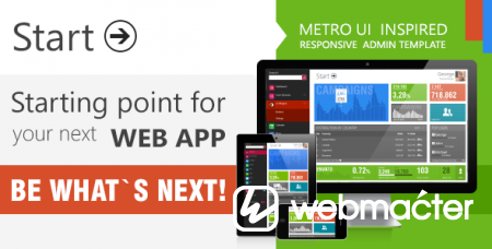 Start - Metro UI Responsive Admin Template