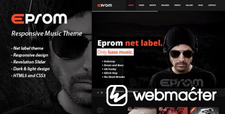 Eprom - Responsive Music Theme