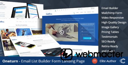 Oneturn - Marketing List Builder Landing Page