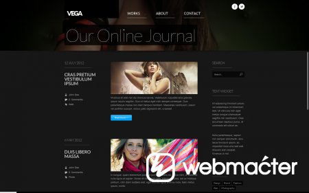 Vega HTML5 Responsive Template