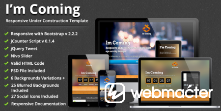 Im Coming Responsive Under Construction Template