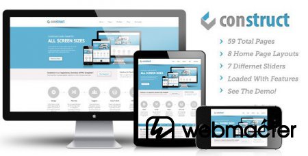 Construct - Responsive HTML5/CSS3 Template