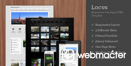 Locus - Responsive One Page HTML Template